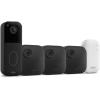 imageAllnew Blink Video Doorbell  Outdoor 4  Wireless smart security cameras headtotoe HD view twoyear battery life Sync Module Core included  3 camera system  Video DoorbellDoorbell Black
