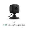 imageBlink Mini 2 Newest Model  Home Security ampamp Pet Cameras with HD video color night view motion detection twoway audio and builtin spotlight  2 cameras BlackBlack
