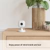 imageBlink Mini 2 Newest Model  Weather Resistant Adapter  IndoorOutdoor Home Security ampamp Pet Cameras with HD video motion detection and builtin spotlight  1 camera White