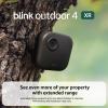 imageBlink Outdoor 4 XR newest model  twoyear battery wireless camera with 4x security coverage 1000 ft openair range or 400 ft with typical use  1 camera systemSync Module XR  Outdoor 4