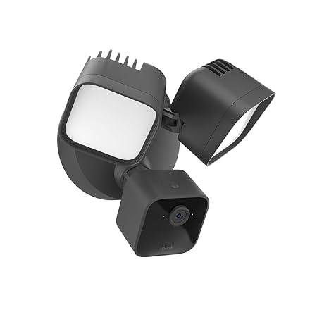 imageFree Blink Wired Floodlight Camera With 1Year Subscription  Smart security camera 2600 lumens HD live view person detection builtin siren Works with Alexa  1 camera Black
