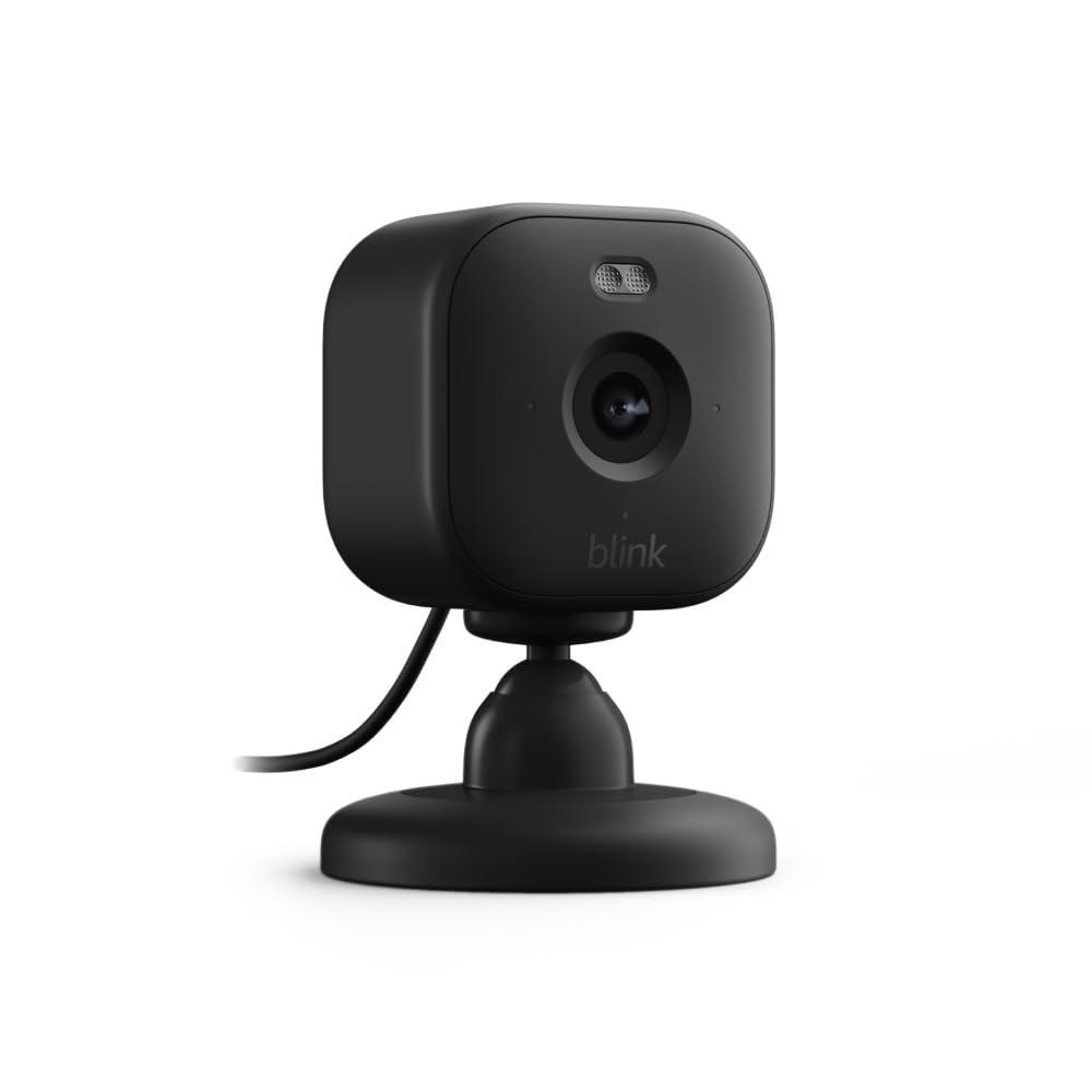imageBlink Mini 2 Newest Model  Home Security ampamp Pet Cameras with HD video color night view motion detection twoway audio and builtin spotlight  2 cameras BlackBlack