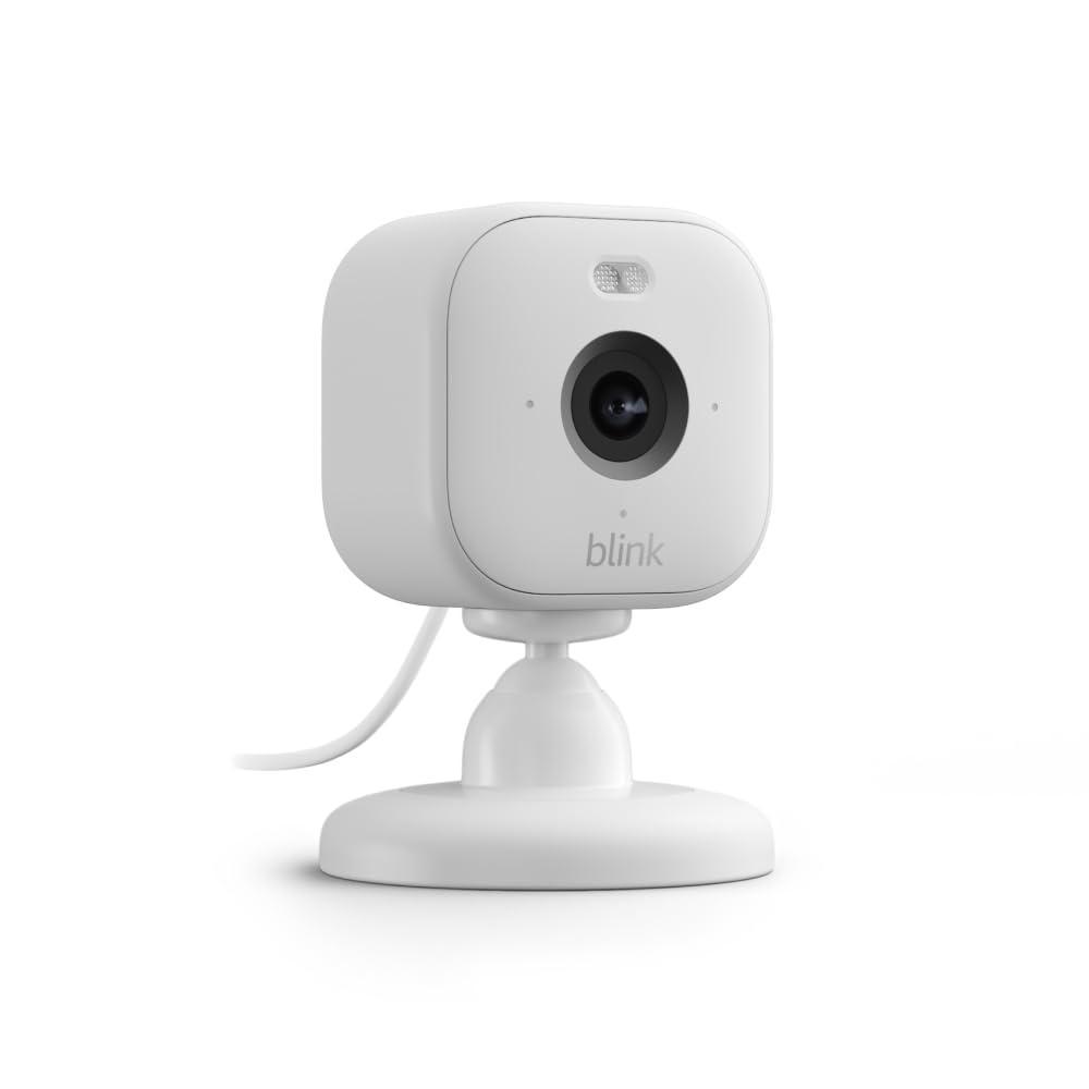 imageBlink Mini 2 Newest Model  Home Security ampamp Pet Cameras with HD video color night view motion detection twoway audio and builtin spotlight  2 cameras BlackWhite