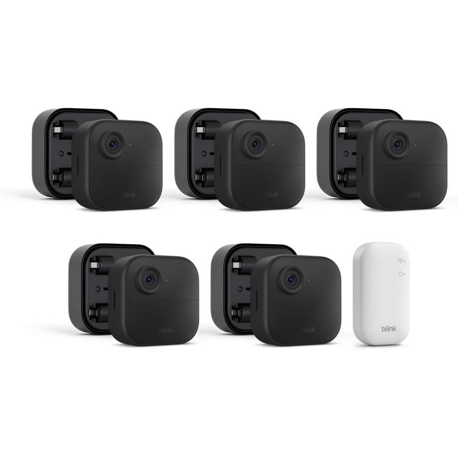 imageBlink Outdoor 4  Battery Extension Pack  Fouryear battery wireless smart security camera HD live view enhanced motion detection  2 camera system  Battery Extension Pack5 Extended Battery Camera System