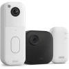 imageAllnew Blink Video Doorbell  Outdoor 4  Wireless smart security cameras headtotoe HD view twoyear battery life Sync Module Core included  3 camera system  Video DoorbellDoorbell White