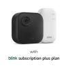 imageBlink Outdoor 4 newest model  Wireless smart security camera twoyear battery life twoway talk Sync Module Core included 2 camera system with 1Year Plus PlanSave with Subscription
