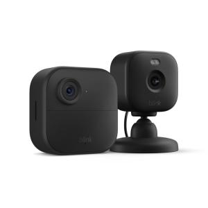 imageBlink Outdoor 4  Blink Mini 2  Smart security cameras twoway talk HD live view motion detection set up in minutes Works with Alexa  1 camera system  Mini 2 BlackBlack