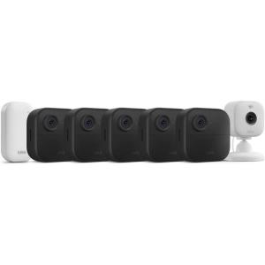 imageBlink Outdoor 4  Mini 2  Wireless smart security camera twoyear battery life 1080p HD day and infrared night live view Sync Module Core included  3 camera system  Mini 2 White5 Camera System  Mini 2