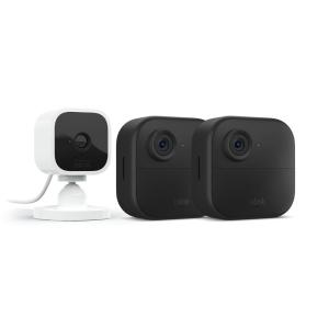 imageBlink Outdoor 4 4th Gen  Blink Mini  Smart security camera twoway talk HD live view motion detection set up in minutes Works with Alexa  8 camera system  Mini WhiteWhite
