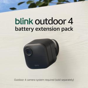 imageBlink Outdoor 4 newest model  Battery Extension Pack  Fouryear battery wireless smart security camera twoway audio HD live view enhanced motion detection  Addon cam Sync Module required