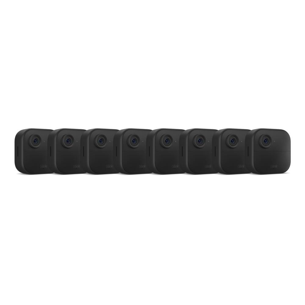 imageBlink Outdoor 4 newest model Wireless smart security camera twoyear battery 1080p HD day and infrared night live view twoway talk  2 camera systemCamera 2year battery life