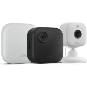 imageBlink Outdoor 4 XR  Mini 2  Wireless and plugin security cameras motion detection extended range Sync Module XR included  1 camera system  Mini 2 WhiteWhite