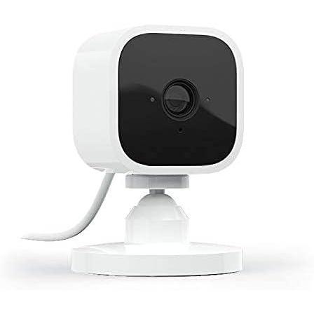 imageBlink Mini  Compact indoor plugin smart security camera 1080p HD video night vision motion detection twoway audio easy set up Works with Alexa  3 cameras BlackWhite