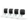 imageBlink Mini  Compact indoor plugin smart security camera 1080p HD video night vision motion detection twoway audio easy set up Works with Alexa  3 cameras BlackWhite