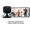imageBlink Mini  Compact indoor plugin smart security camera 1080p HD video night vision motion detection twoway audio easy set up Works with Alexa  3 cameras BlackBlack