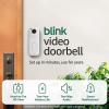 imageAllnew Blink Video Doorbell  Mini 2  Motion ampamp chime alerts HD viewing and two way audio Sync Module Core included  1 camera system  two Mini 2 WhiteWhite