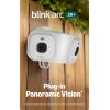 imageBlink Arc  Plugin Panoramic Vision Plus Subscription required 180 coverage Mini 2K dualcamera security single power source  2 cameras BlackWhite